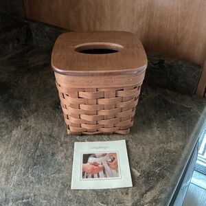 Longaberger Tall Tissue Basket Set